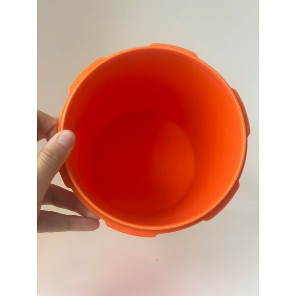 VTG Tupperware Harvest Servalier Canister 6.75" Plastic Container No Lid 809-6 - Picture 5 of 9